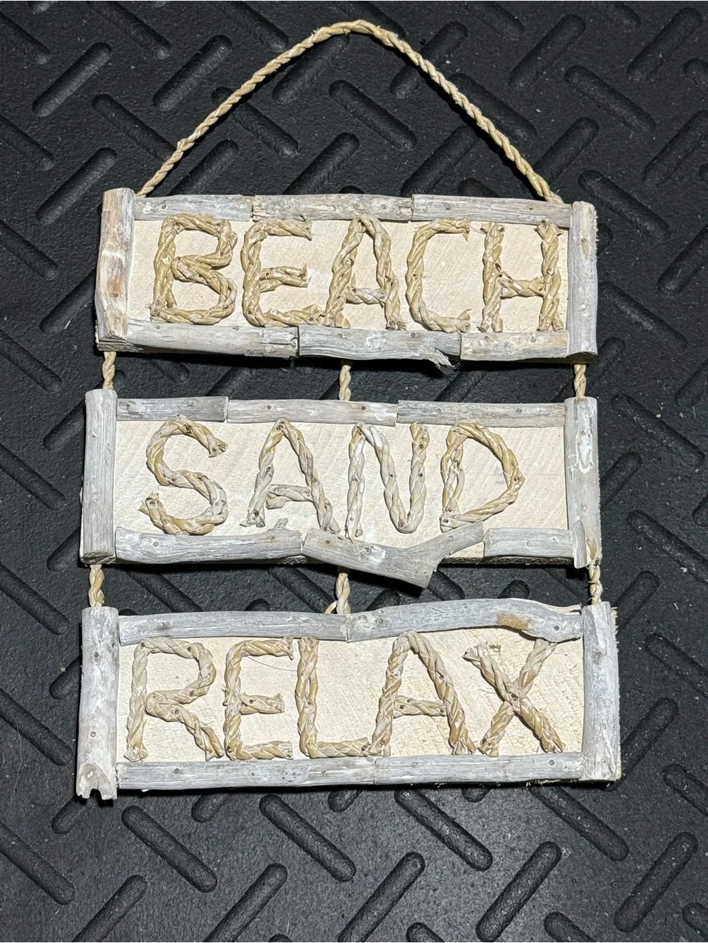 Beach Sand Relax Rope Wall Hanging